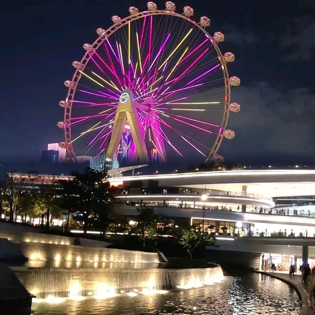 深圳最美夜景之一歡樂港灣摩天輪🎡