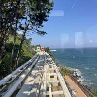 釜山海雲台人氣膠囊列車🥳