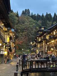 Autumn in Ginzan onsen, Yamagata