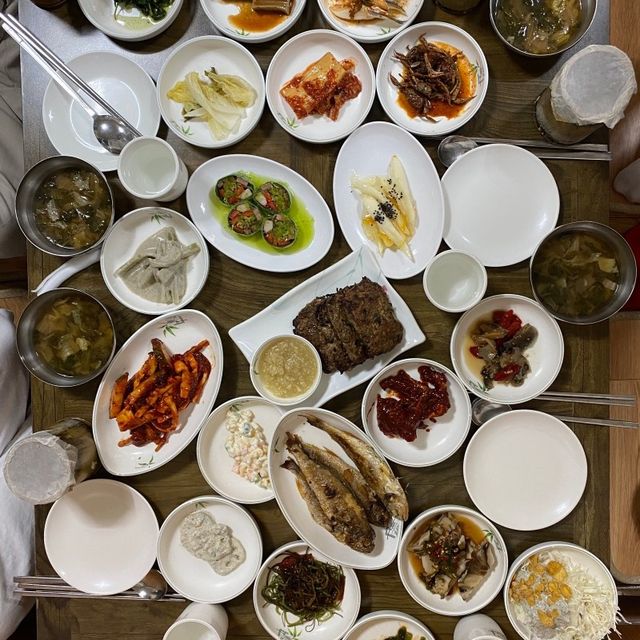 담양에서 펼쳐지는 한정식!!!