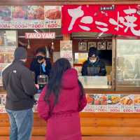 【北海道】雪まつり会場のグルメコーナー