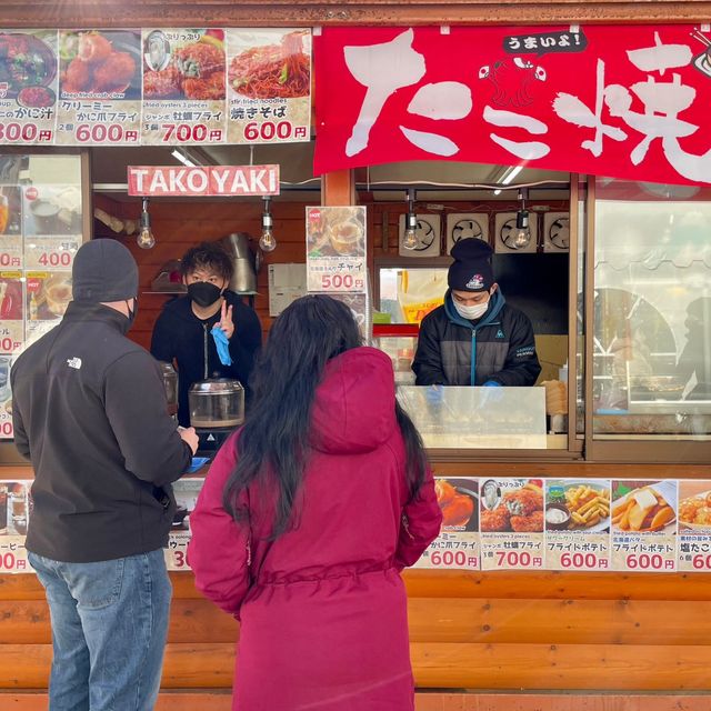 【北海道】雪まつり会場のグルメコーナー