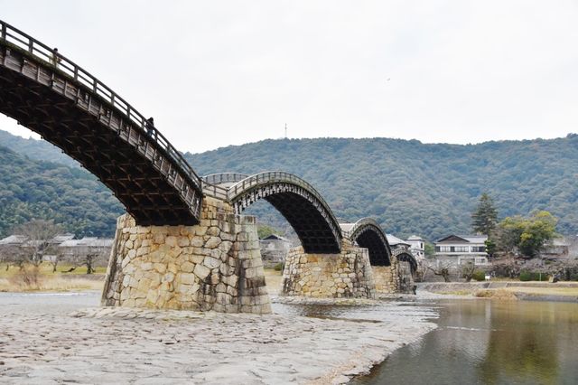 이와쿠니를 대표하는 긴타이쿄 錦帶橋