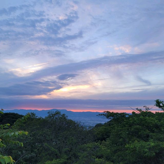 德島眉山山頂靜觀日落🌇