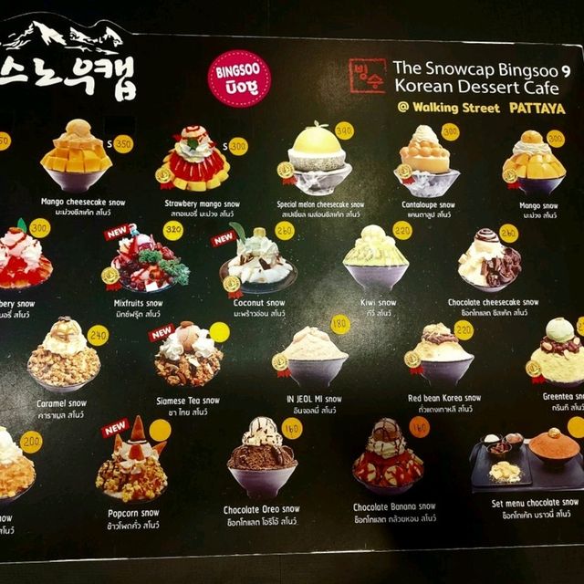 Snowcap Bingsoo @Walking Street PATTAYA