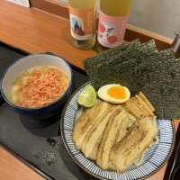 蜆貝羊肚菌拉麵+海老沾麵，物超所值！