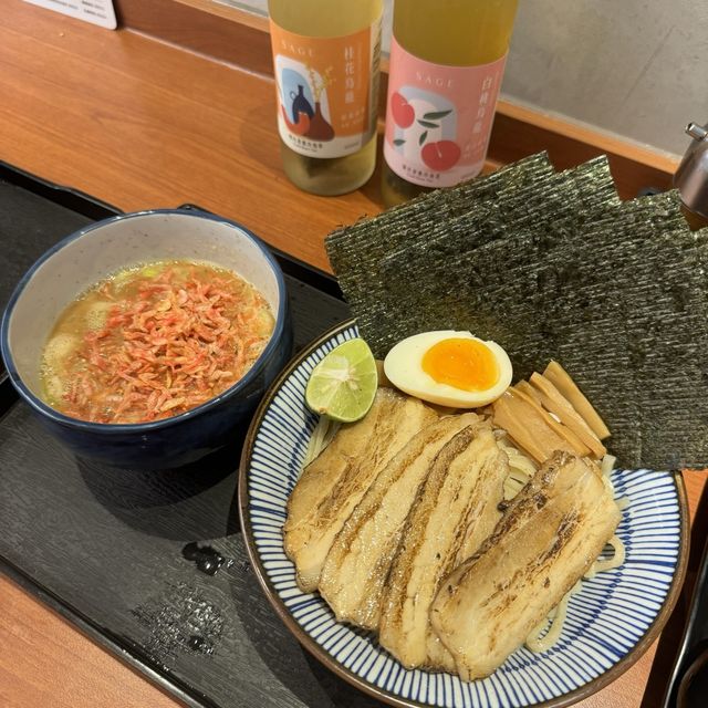蜆貝羊肚菌拉麵+海老沾麵，物超所值！