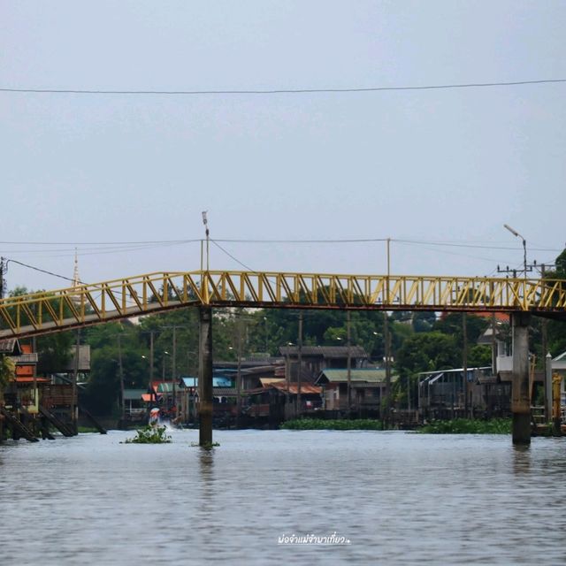 นั่งเรือ ไหว้พระ นั่งชิลล์คาเฟ่ คลองอ้อมนนท์