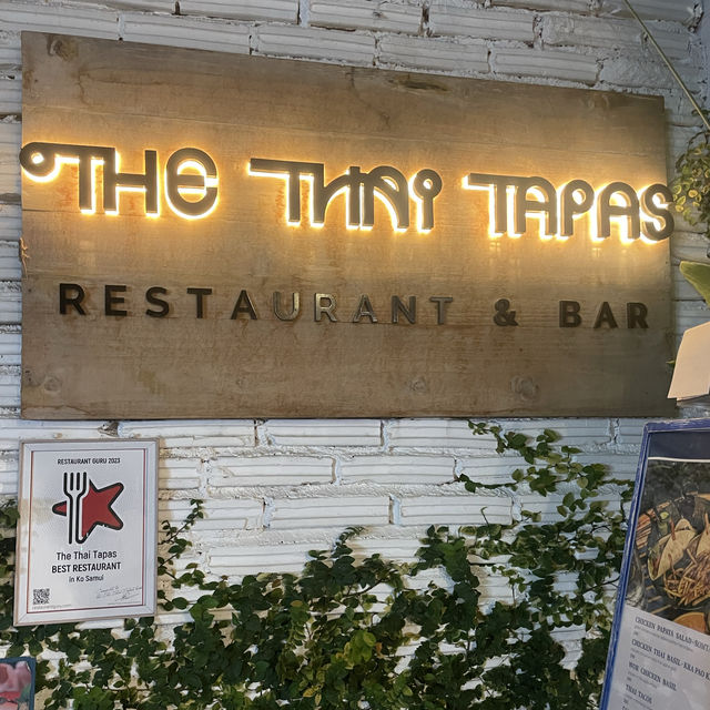Thai Tapas?!? How does that work?? 