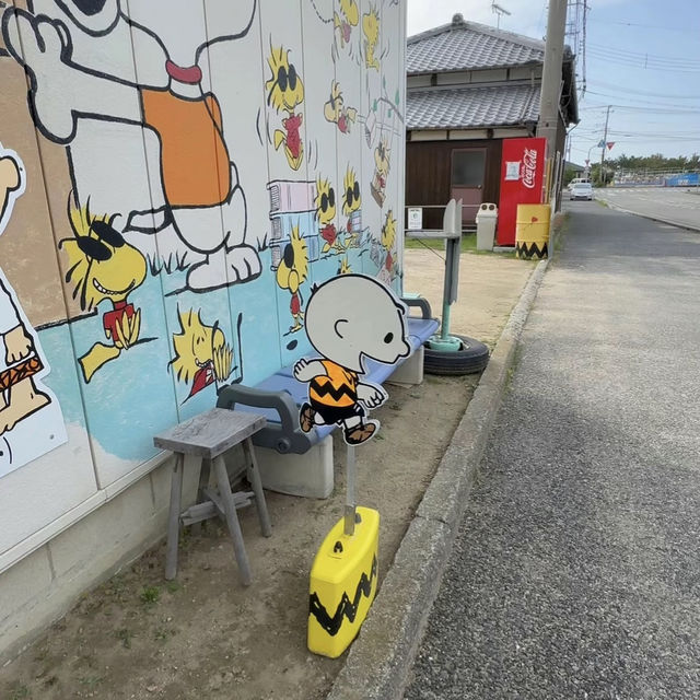 【📍淡路島】✨無料🆓かわいすぎるスヌーピーの壁🎨🐶