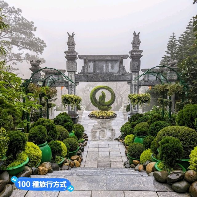 越南峴港-巨大的佛手金橋！巴拿山太陽世界主題樂園
