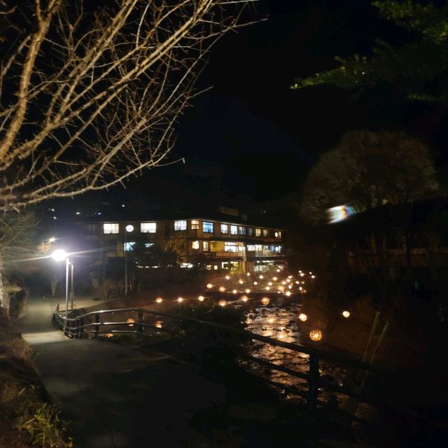 일본 여행 중 인기 여행지인 후쿠오카 구로카와 온천 마을