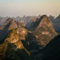 The best hike in Guilin China