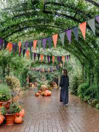 【横浜】イングリッシュガーデンのハロウィンディスプレイ