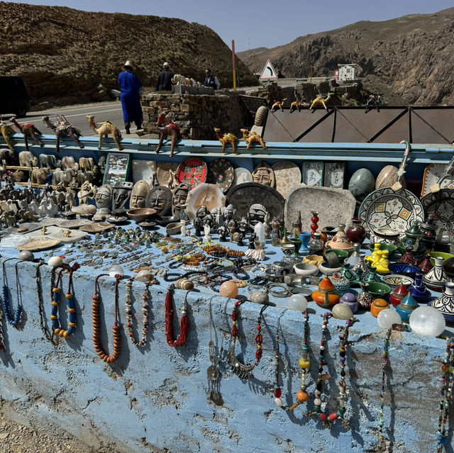 Crossing through the Atlas Mountains 