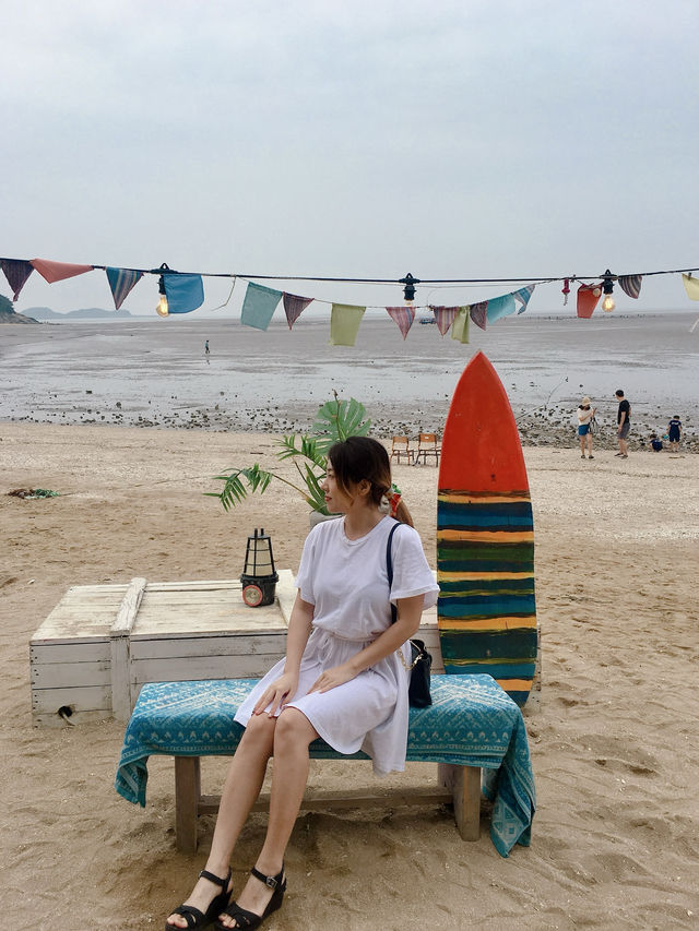 여기 마치 발리?! 주말 나들이하기 좋은 선재도 뻘다방