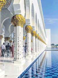 【UAE】アブダビの世界一豪華な白亜のモスク🕌