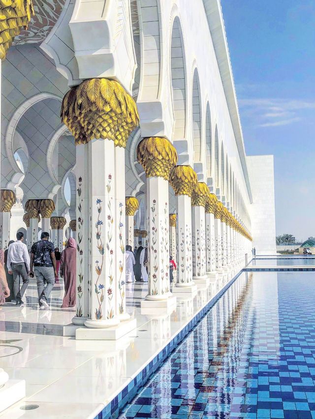 【UAE】アブダビの世界一豪華な白亜のモスク🕌