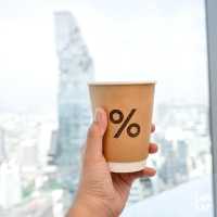 ร้านกาแฟบนตึกสูงชั้น55กับ %Arabica