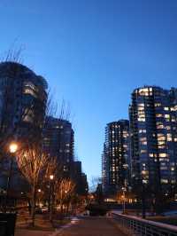 【バンクーバー🇨🇦】冬の夜をのんびりお散歩