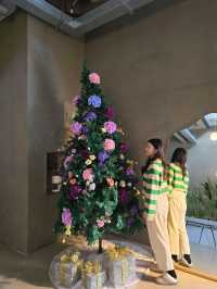 꽃트리가 있는 기장 정관 대형카페🎄
