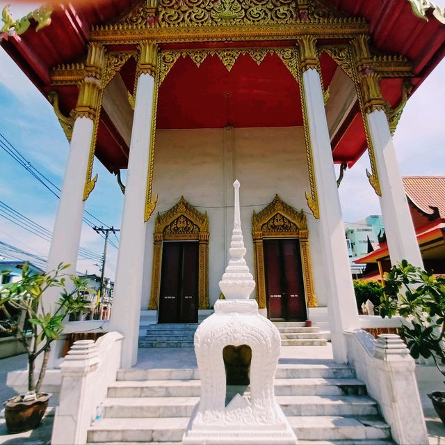 泰國曼谷湄南河畔古廟景點:Wat Dong Munlek，適合打卡拍照📸