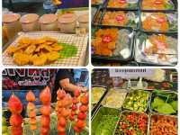 ตลาดสราญยามเย็น..บ้านโป่ง ราชบุรี