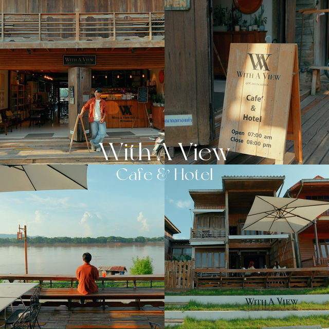 คาเฟ่&ที่พักริมแม่น้ำโขงสุดชิล วิวสวยสุดปัง 🏠☕️
