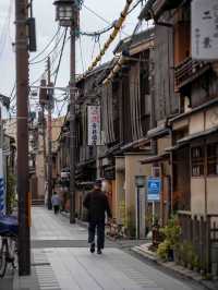 朝一の先斗町スナップ 🌅🏮 静寂の中に漂う京都の風情