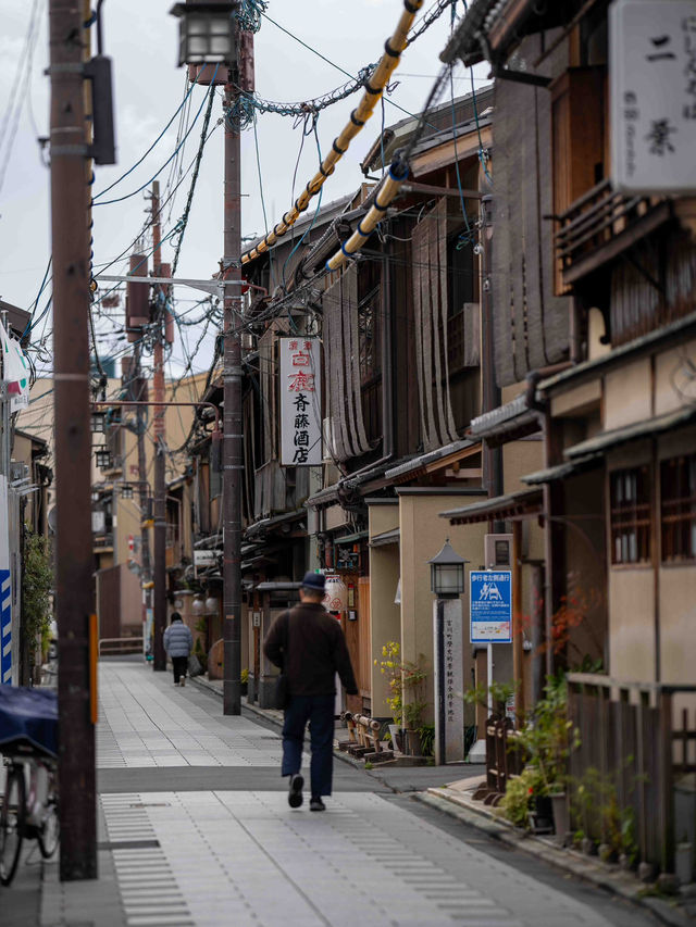 朝一の先斗町スナップ 🌅🏮 静寂の中に漂う京都の風情
