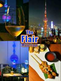 The Flair, one of the top contenders in Shanghai for memorable nightlife with a breathtaking view. 