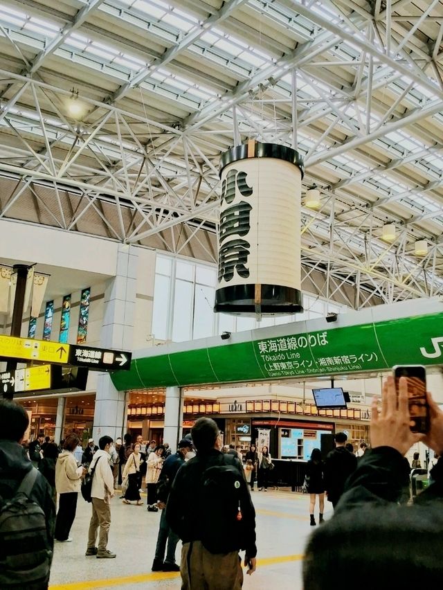 【神奈川】大きな提灯のある小田原駅がかっこいい…