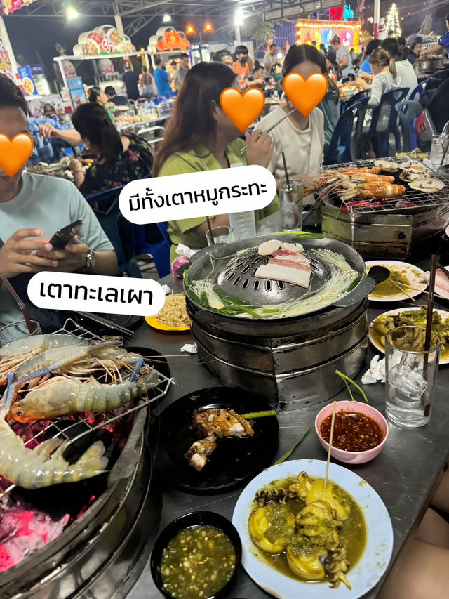 🦞 บุฟเฟ่ต์ร้าน “อาป๋า กุ้งย่าง” ร้านดังในอยุธยา🔥