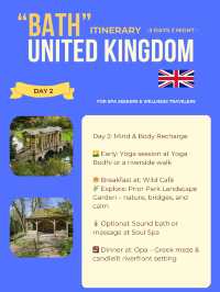 Bath 3-days itinerary 