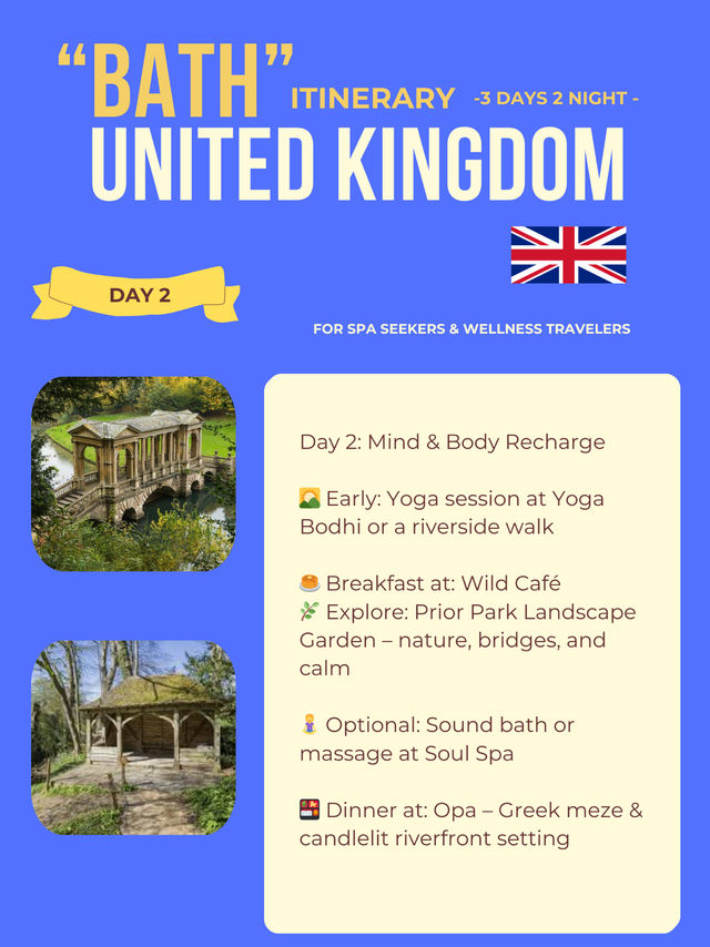 Bath 3-days itinerary 