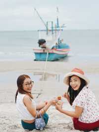 ไอศครีมเย็นๆชื่นใจ กับวิวทะเลหัวหิน