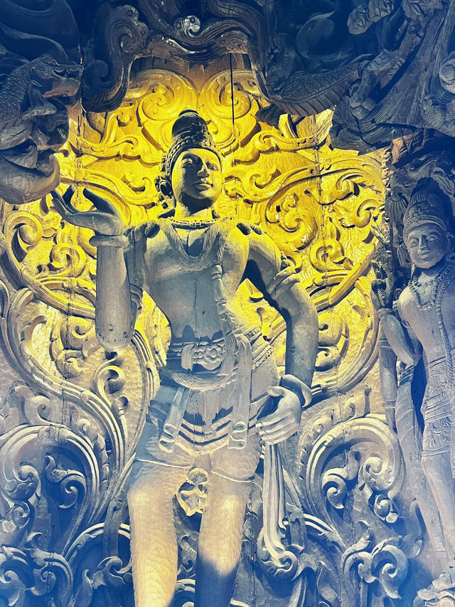 Sanctuary of Truth living wooden art 
