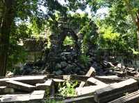 時が止まったようなドラマのワンシーン｜ベンメリア遺跡