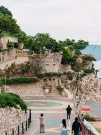 Stone Walls & Sea Breeze at Maemi Castle