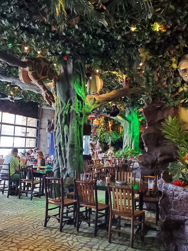 🌿Rainforest Café｜尼加拉瓜瀑布旁的叢林派對 
