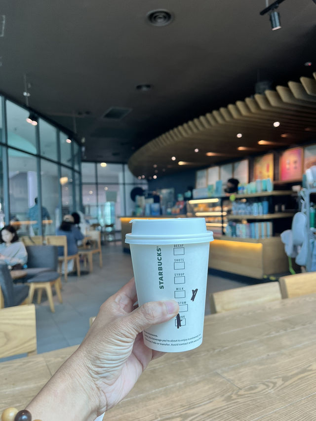 First fuel for my brains – Starbucks at Sunway University