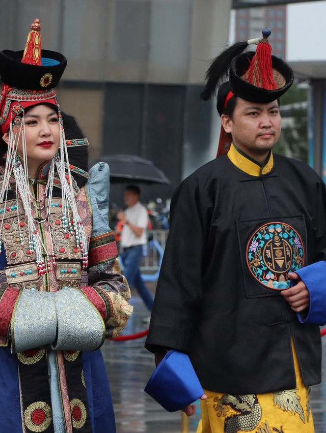 蒙古🇲🇳穿蒙古袍的蒙古人民族文化節