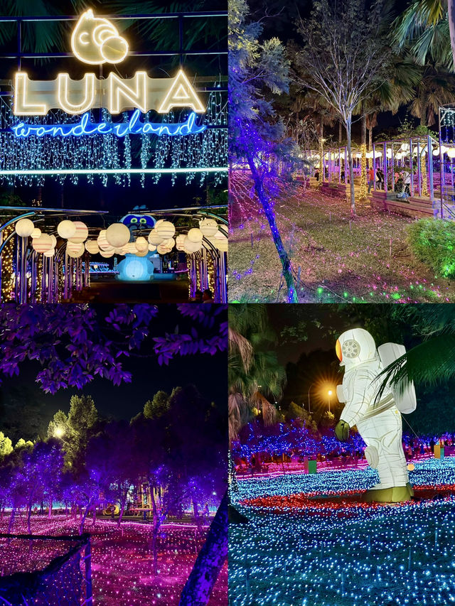 Taman Tasik Menjalara Glows with Luna Lights Wonderland: Dazzling Night of Dinosaurs, LEDs & Magic!