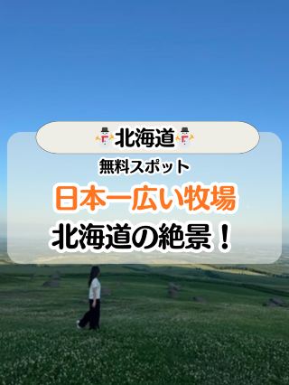 [北海道]日本最大的牧場🐮北海道的壯麗景色