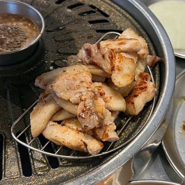 인천 영종도 맛집)쟁반집8292 - 하늘도시 고기집, 삼겹살 맛집