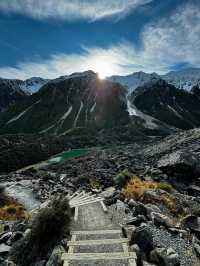 Exploring the Blue Lakes and Tasman Glacier Walks in Canterbury