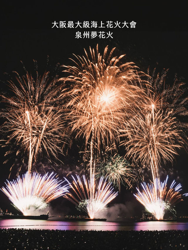 大阪最大級海上花火大會 ——— 「泉州夢花火」 🎇✨ 大阪最大級海上花火大會 ——— 「泉州夢花火」 🎇✨