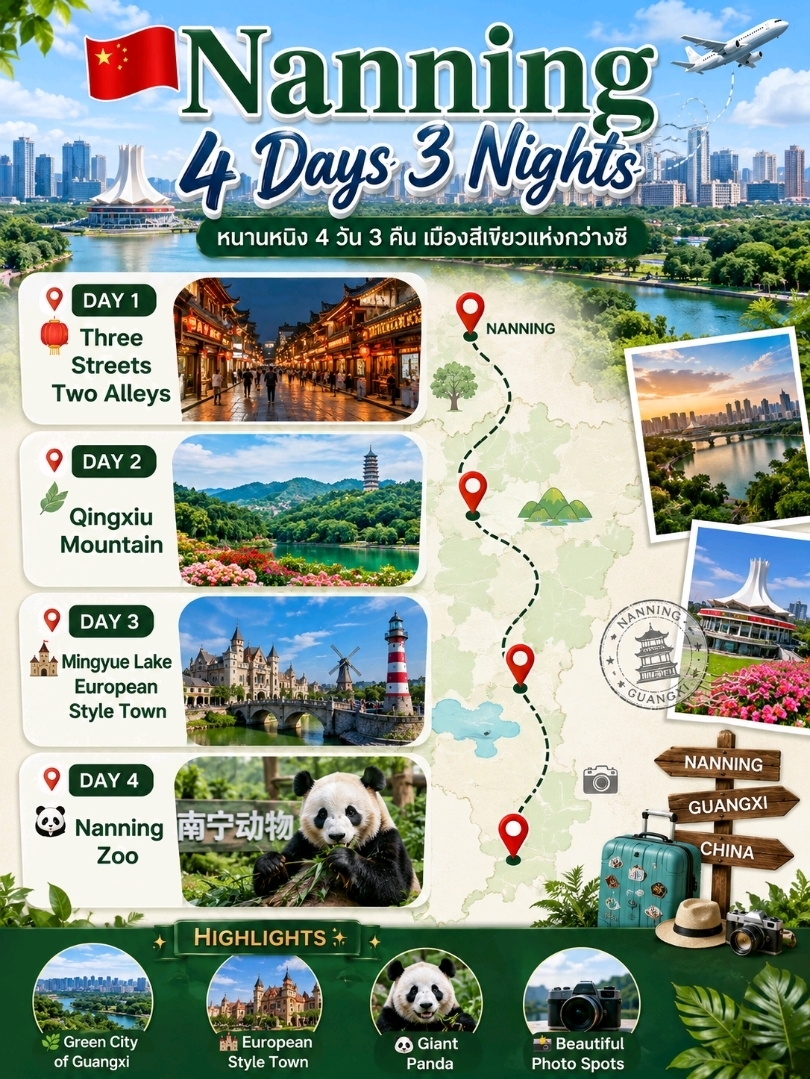 🇨🇳✨ Nanning 4D3N