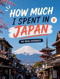 How Much I Spent in Japan