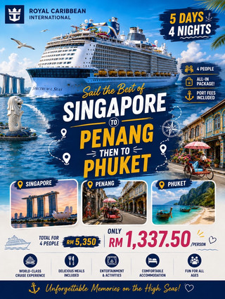 🚢 5D4N Royal Caribbean Cruise from Only RM1,337.50 Per Person! 🌊✨